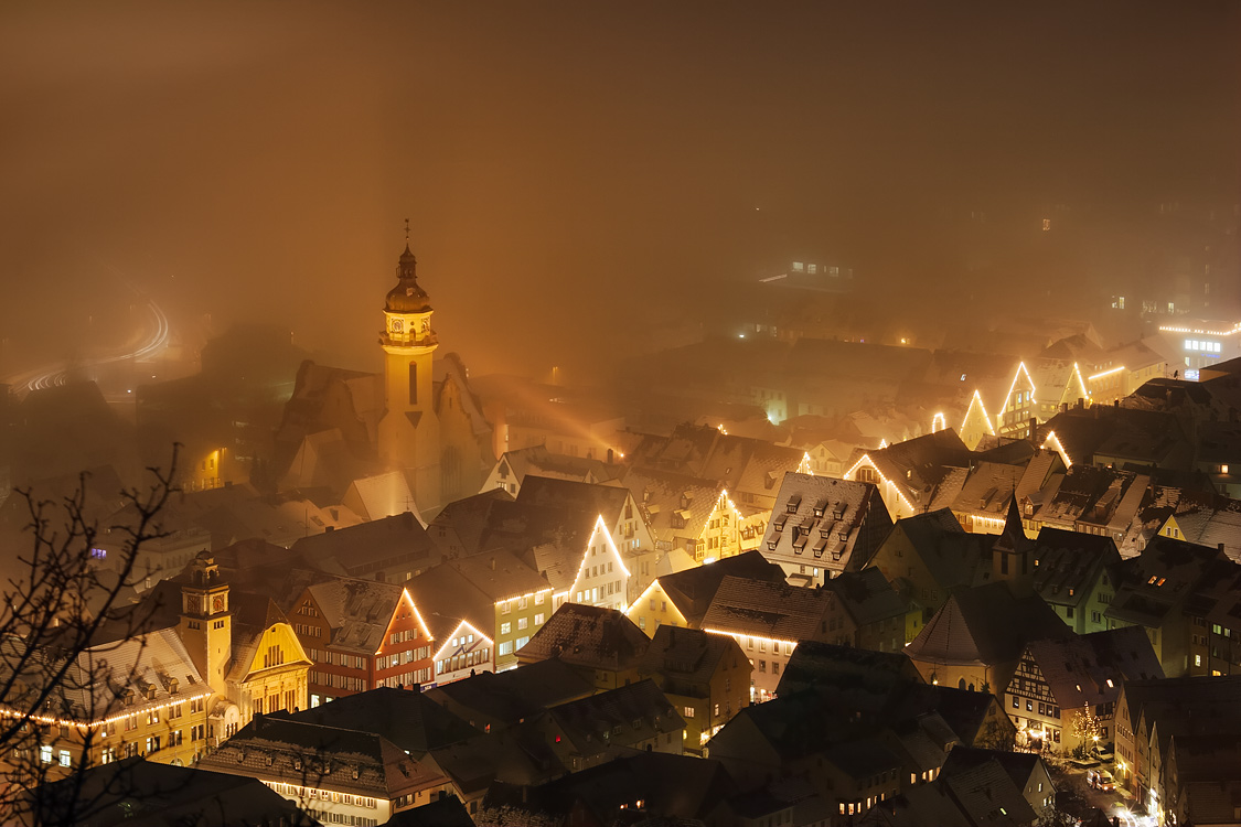 Lieblinge: Großes Photo: Lichter im Nebel