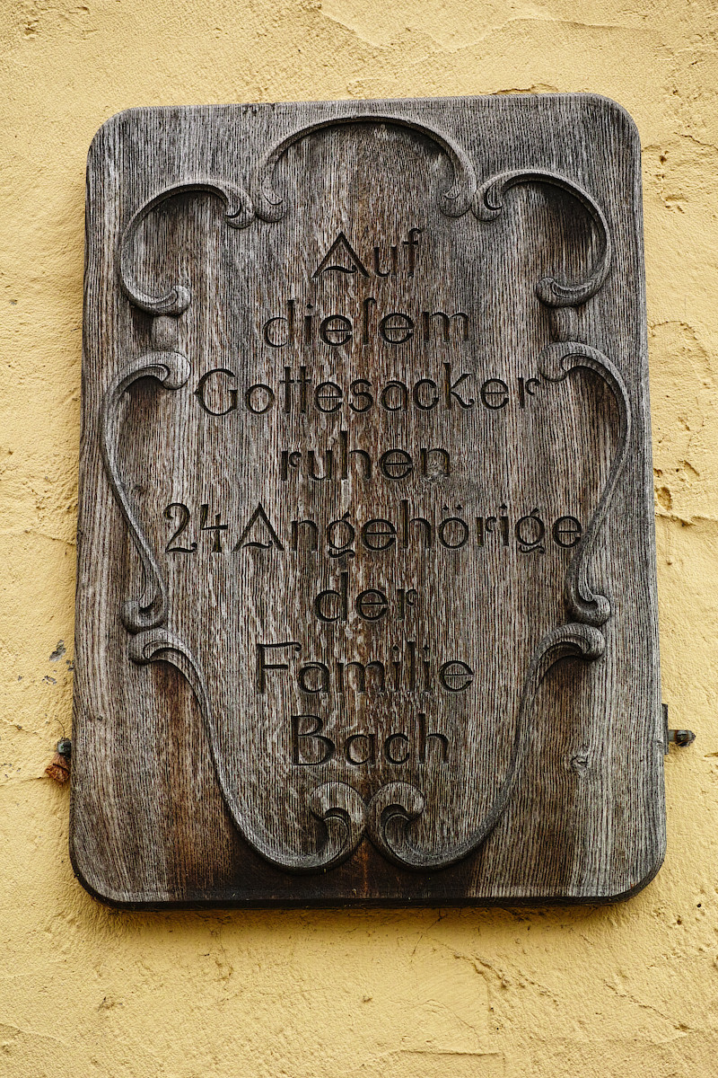 Arnstadt: Großes Photo: Gottesacker