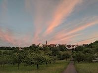 Schlagworte: Himmel – 25. Photo: Binsdorf im Abendlichte