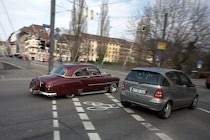 Freiburg: 28. Photo: Chevy vs. Benz
