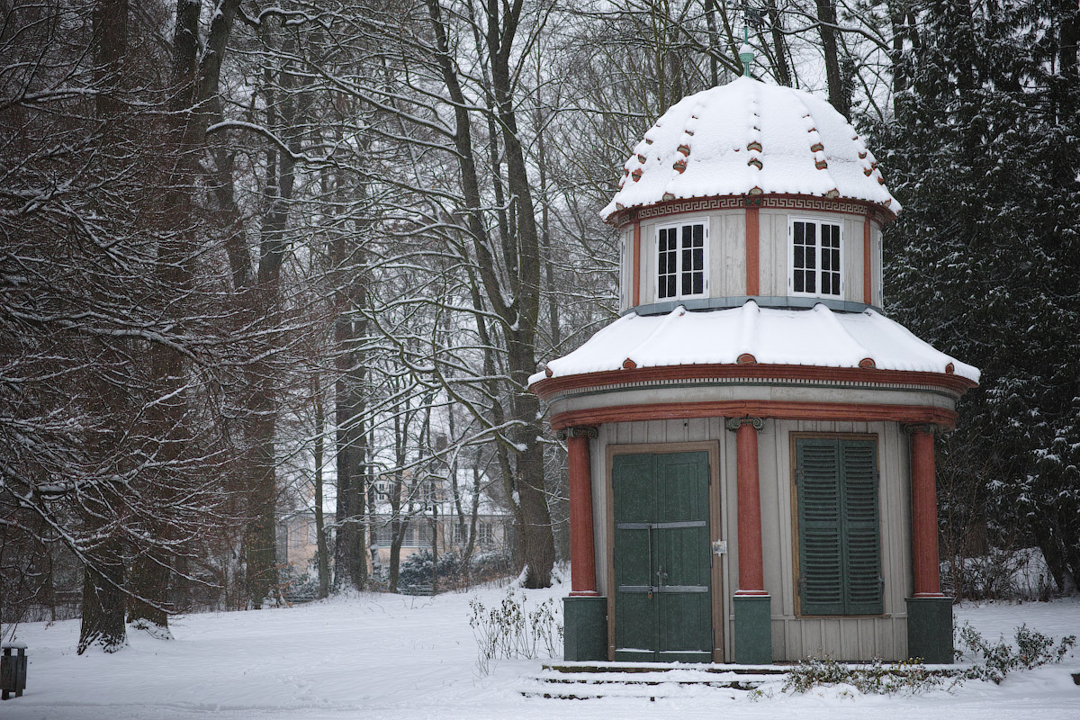 Goettingen: Großes Photo: Winterpavillon