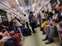 Japan: 11. Photo: Bahnfahren in Japan