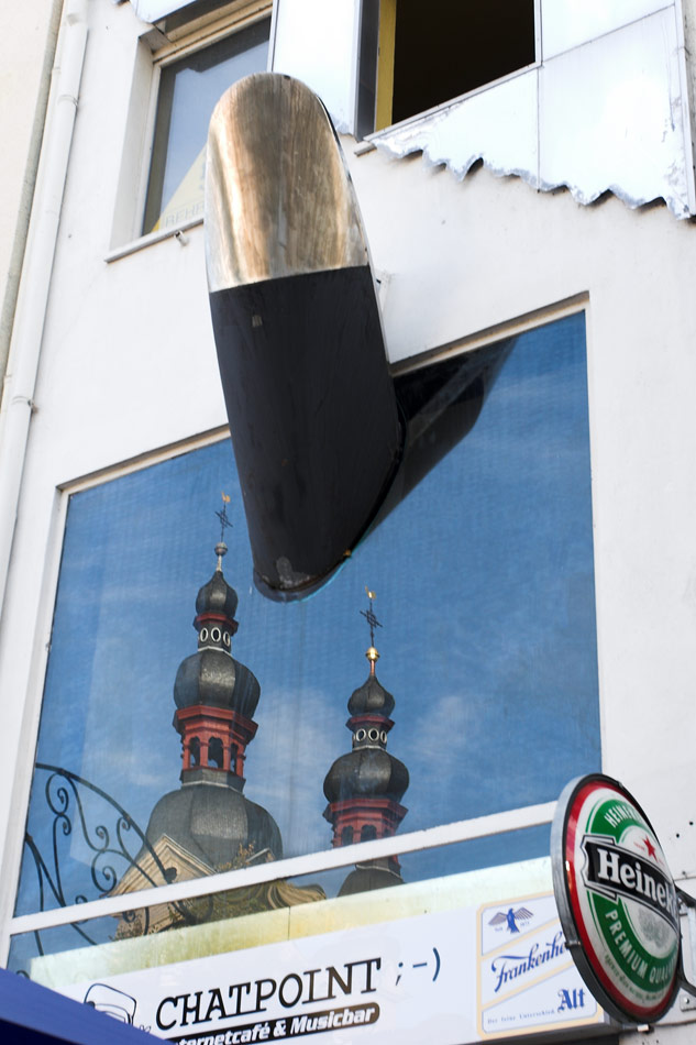 Koblenz: Großes Photo: Spiegelung
