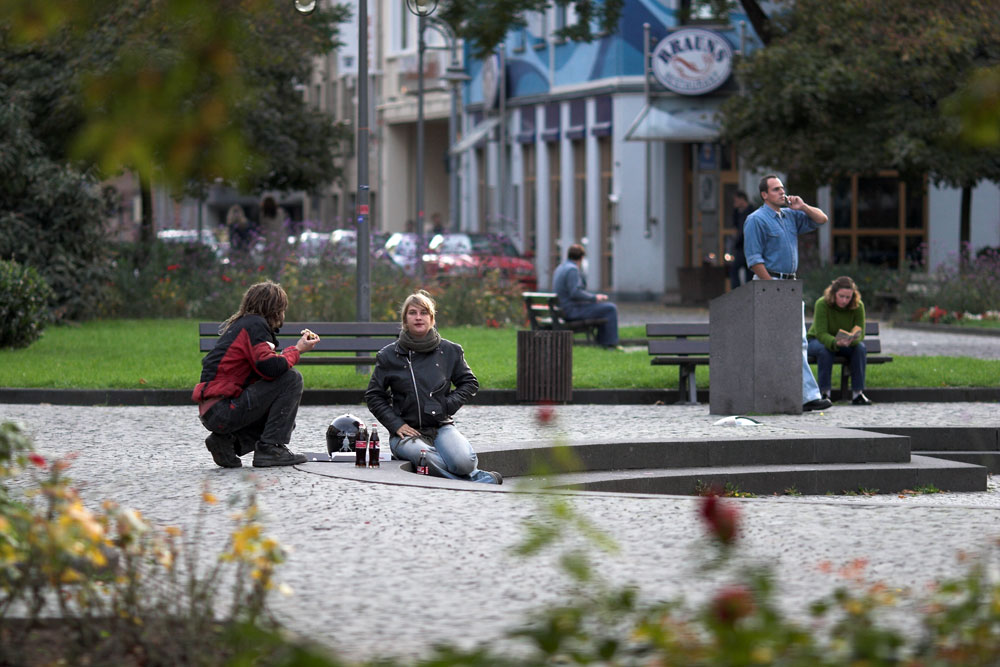 Koblenz: Großes Photo: Pause im Park