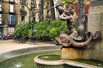 Spanien: 25. Photo: Brunnen der Wassermänner