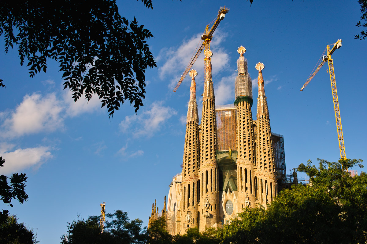 Spanien: Großes Photo: Temple Expiatori de la Sagrada Família