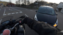 Motorrad: Video A-Säule