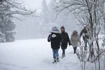 Silvester14: 5. Photo: Mit Schirm, Charme und Schnee